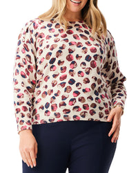Nic+Zoe Plus Pullover Pink