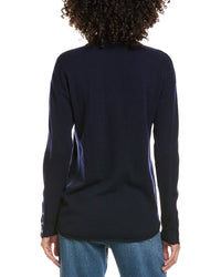 Incashmere Shirt Style Wool & Cashmere-Blend Sweater