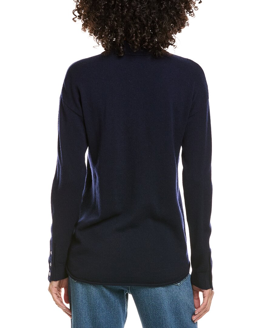 Incashmere Shirt Style Wool & Cashmere-Blend Sweater