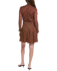 Lafayette 148 New York Lafayette 148 New York Pintuck Bow Silk Dress