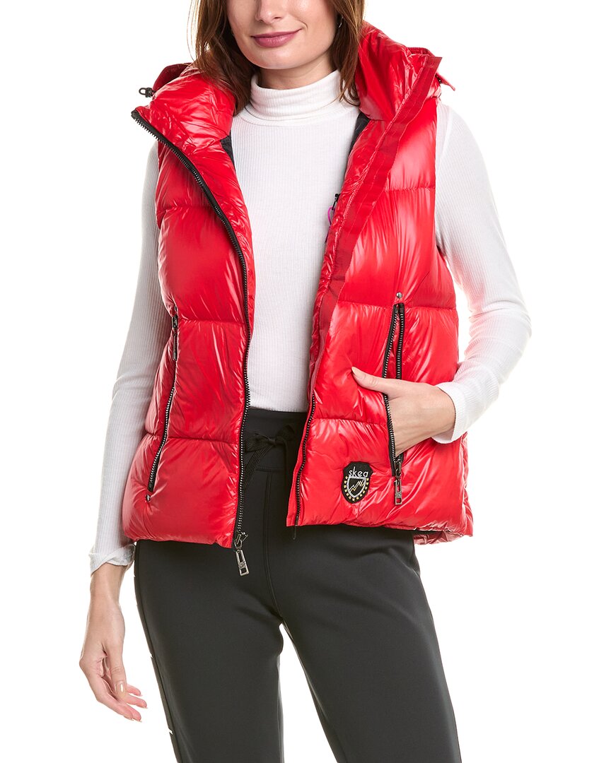 Skea Mary Ultra Puffy Vest Red