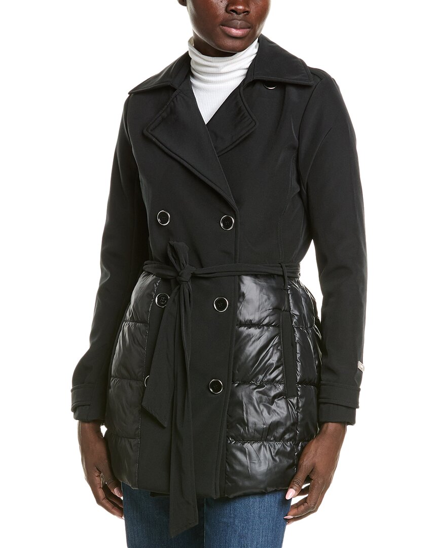 Nicole Miller Soft Shell Trench Coat