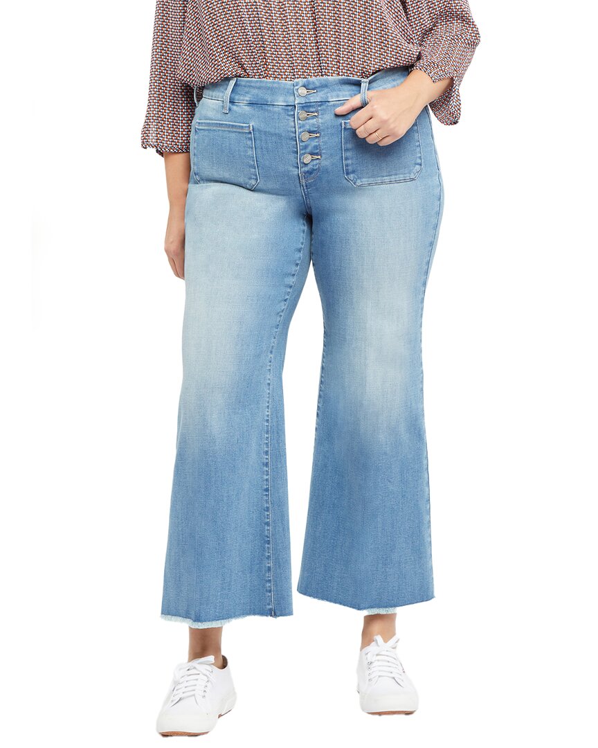 Nydj Patchie Clean Brookes Wide Leg Jean Multi 26" Waist