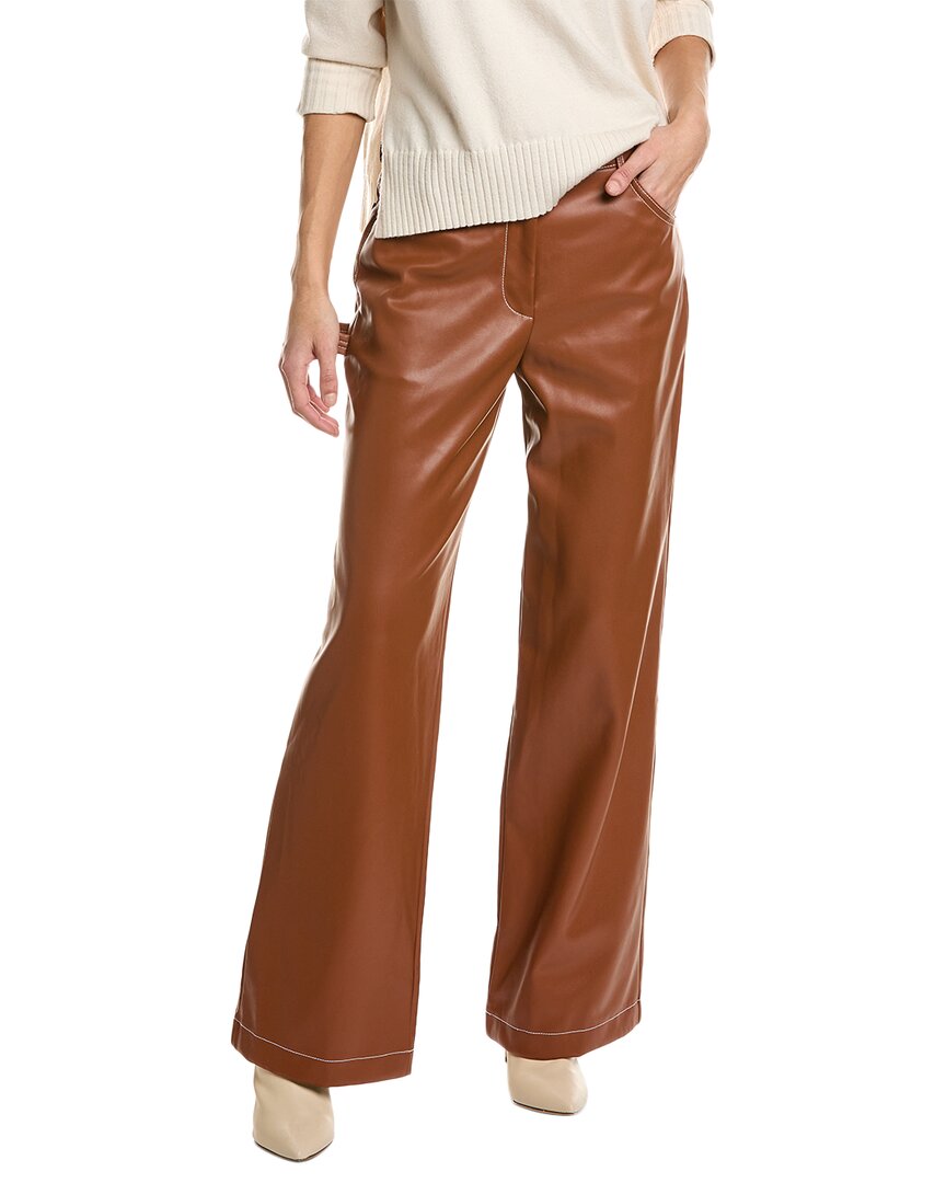 Staud Domino Pant Brown Multi