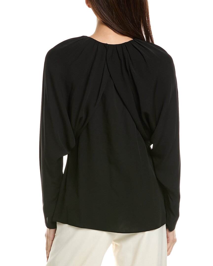 Lafayette 148 New York Silk Bolero Sleeve Blouse