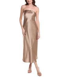 Cami Nyc Noelle Strapless Dress Brown