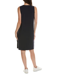 Eileen Fisher Round Neck Shift Dress
