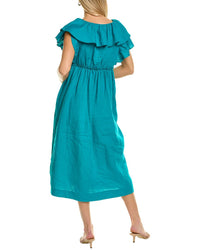 Trina Turk Play Linen Midi Dress