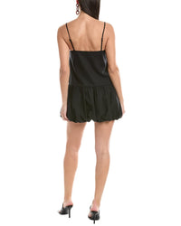 Onia Womens Air Bubble Linen-Blend Mini Dress, 0, Black – Bluefly