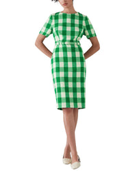 Lk Bennett Maren Dress Green