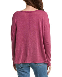 Project Social T Mae Textured V-Neck Top