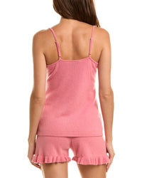 Sofiacashmere 2Pc Cashmere Cami & Short Set