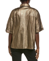 Brunello Cucinelli Leather Shirt