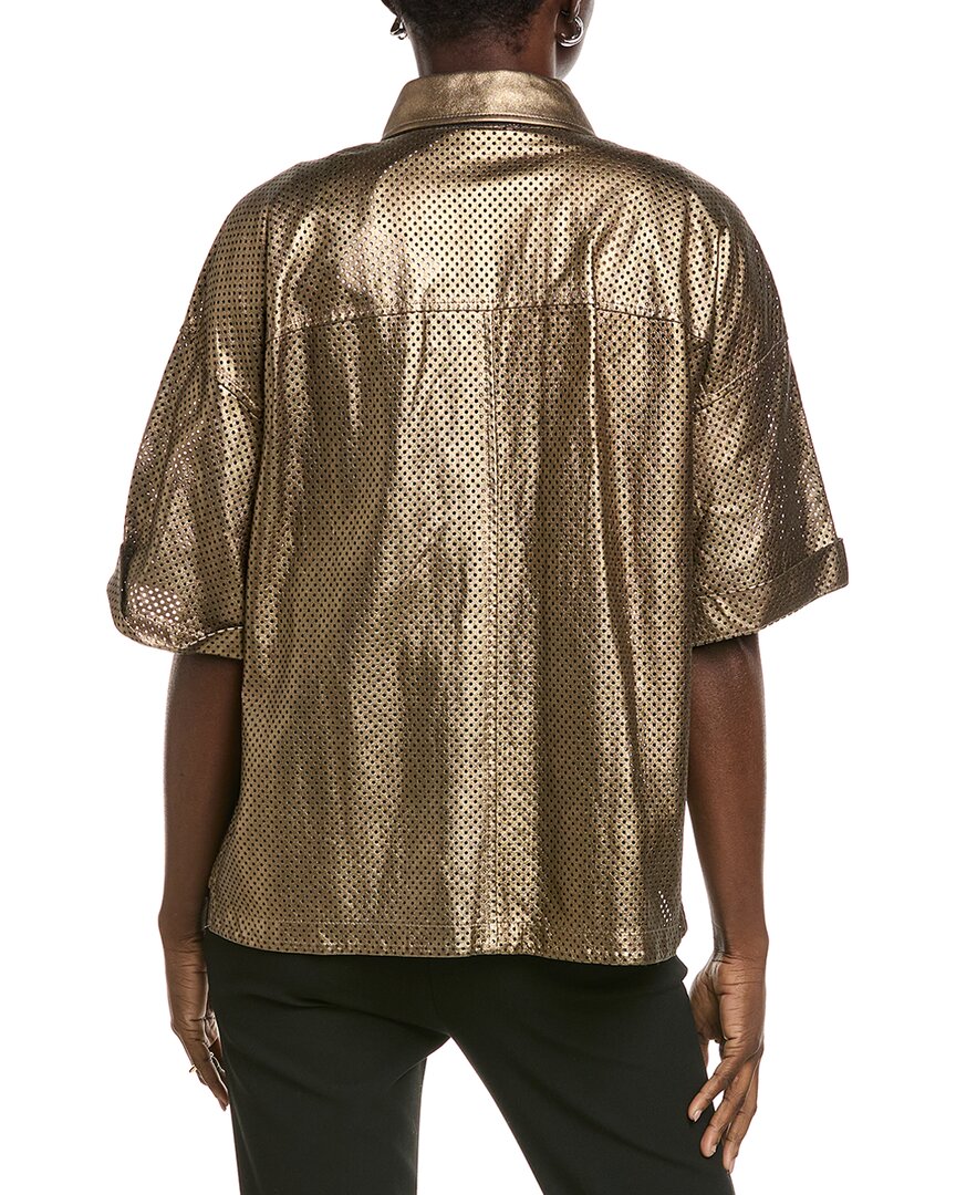 Brunello Cucinelli Leather Shirt