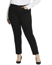 Nydj Plus Sheri Black Slim Jean Black