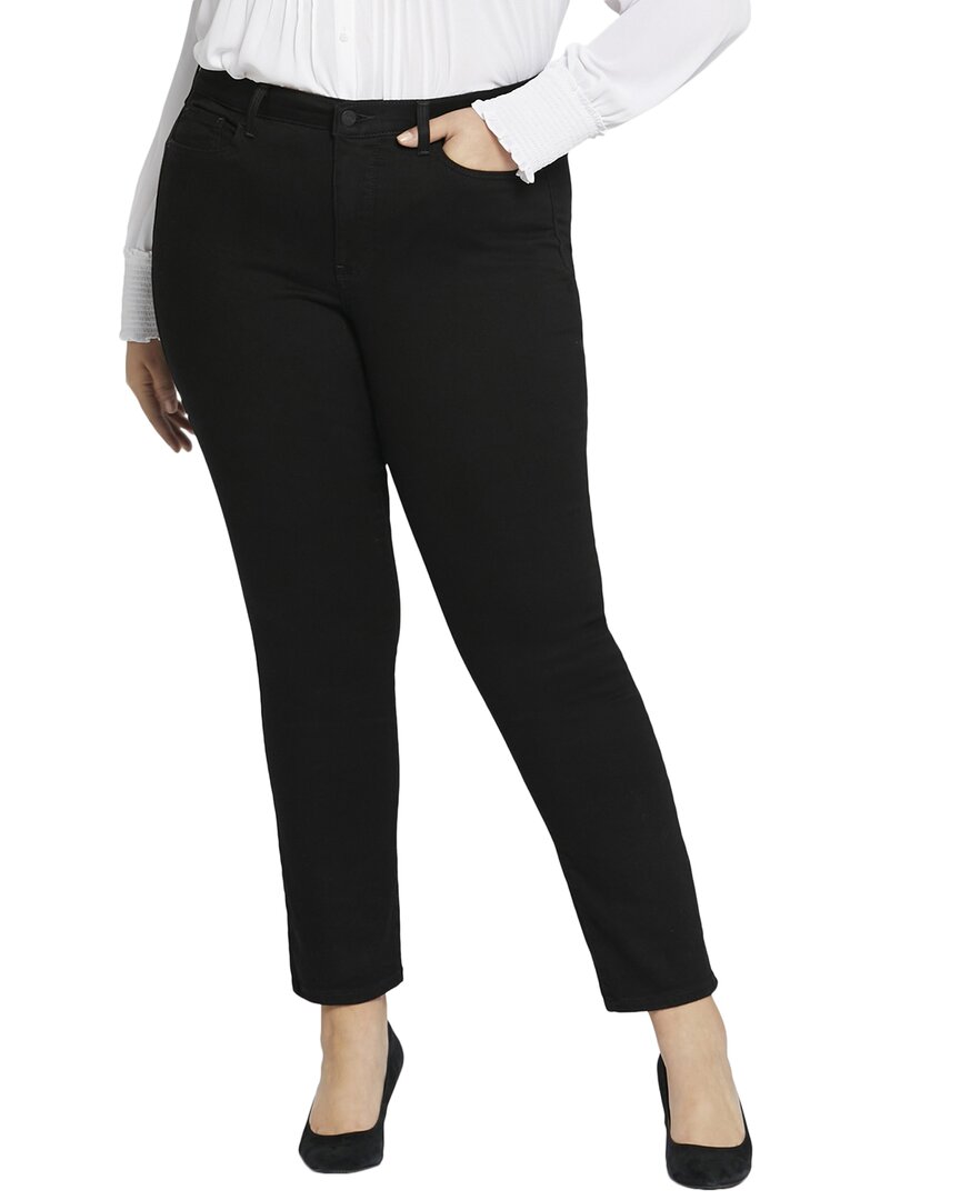 Nydj Plus Sheri Black Slim Jean Black