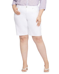 Nydj Boyfriend Optic White Short White