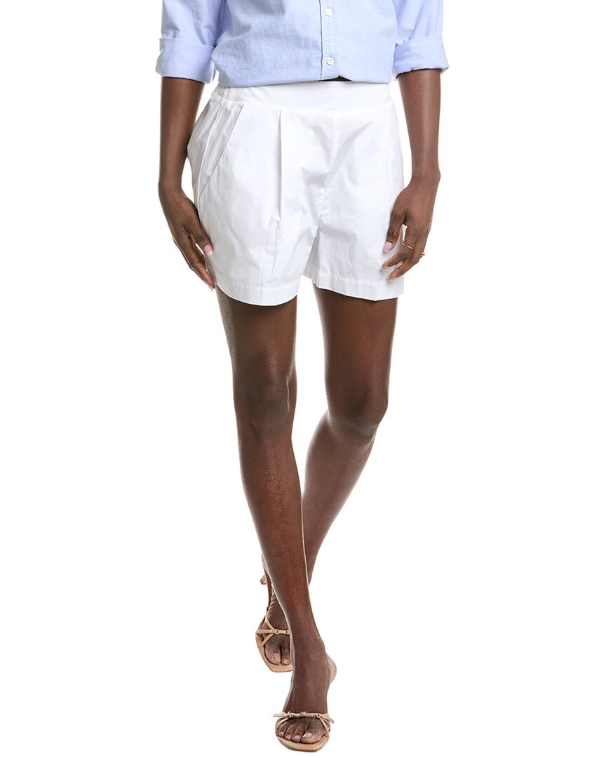 Susana Monaco Poplin Pleated Smocked Short