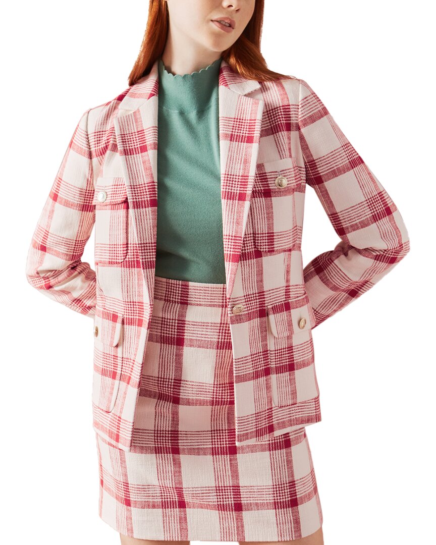 Lk Bennett Lottie Jacket Red