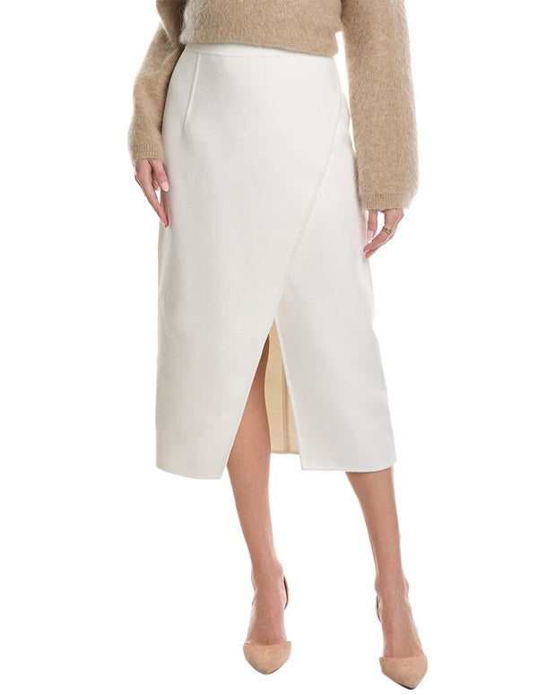 Michael Kors Collection Scissor Wool, Angora, & Cashmere-Blend Skirt