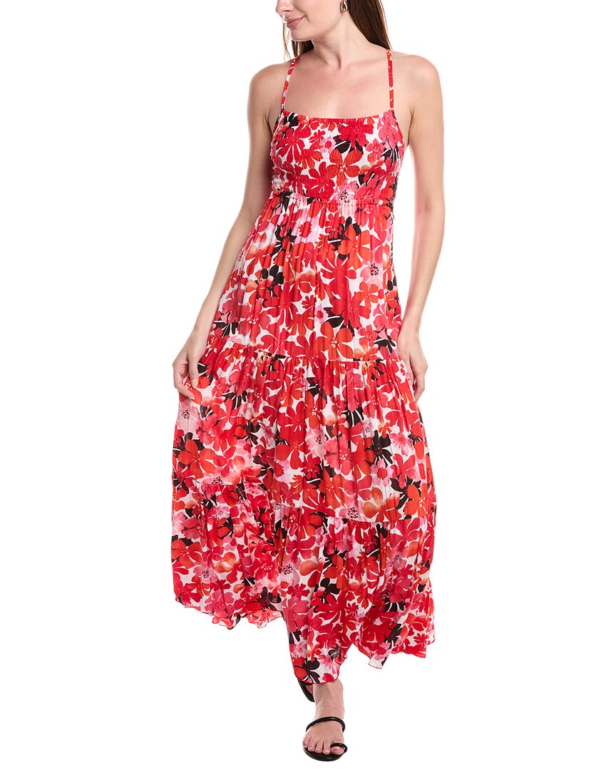 Tiare Hawaii Kailani Maxi Dress One Size Fits All Red