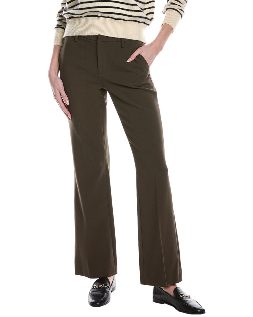 Vince Mid-Rise Tailored Flare Pant Green