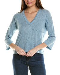 Autumn Cashmere Bell Sleeve Cashmere Sweater Multi