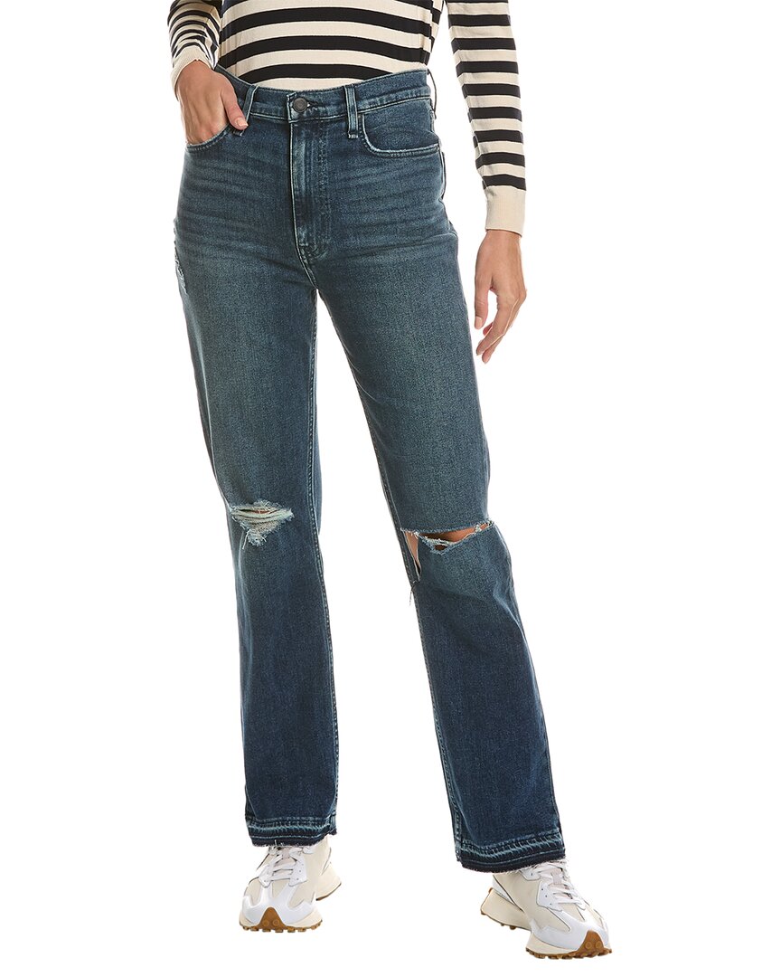 Hudson Jeans Jade High-Rise Seascape Loose Fit Straight Leg Jean