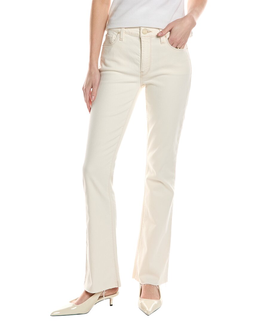 Hudson Jeans Nico Mid-Rise Ecru Bootcut Jean Beige