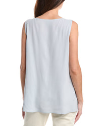 Eileen Fisher Sleeveless Silk Tunic Tank
