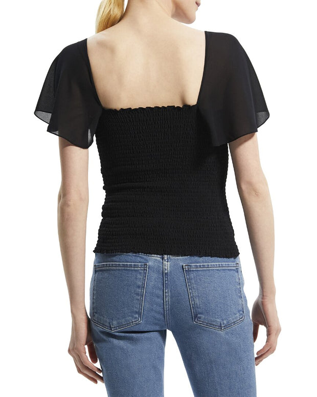 Theory Smocked Top