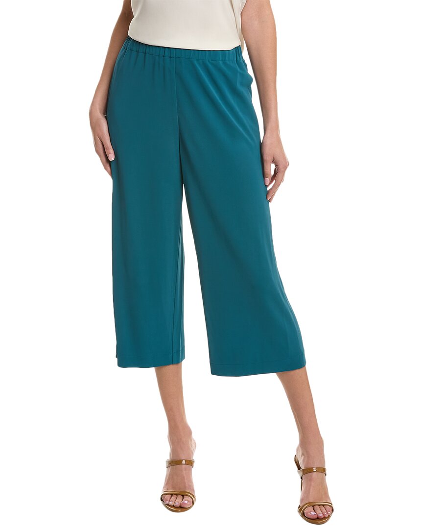 Lafayette 148 New York Riverside Cropped Pant Green Regular 0 (XS)