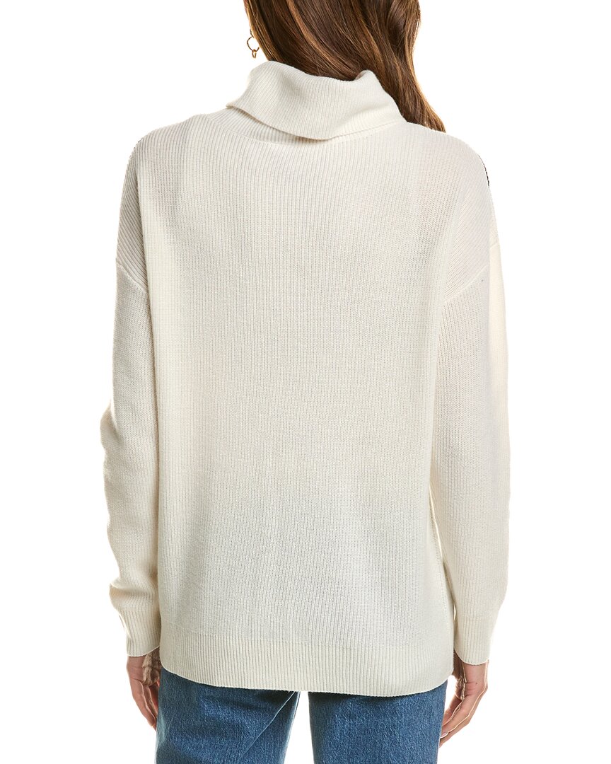 Kier + J Turtleneck Wool & Cashmere-Blend Sweater