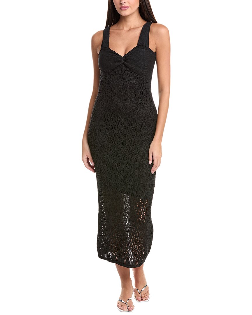 Surf Gypsy Surf Gypsy Crochet Twist Front Maxi Dress