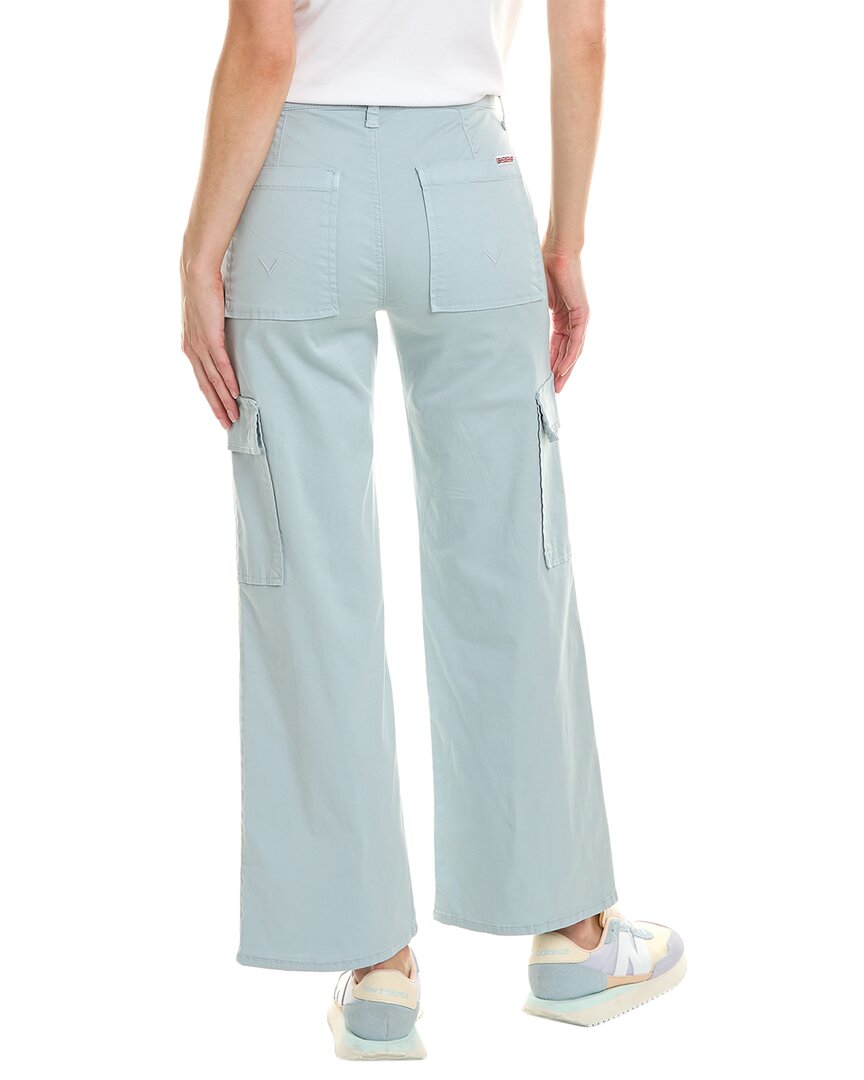 Hudson Jeans Rosalie Light Grey High-Rise Wide Leg Jean