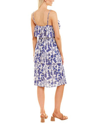 Celina Moon Braided Strap Midi Dress