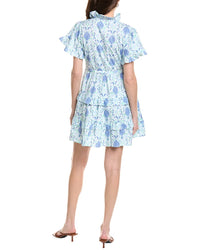 Sail To Sable Tiered Mini Dress
