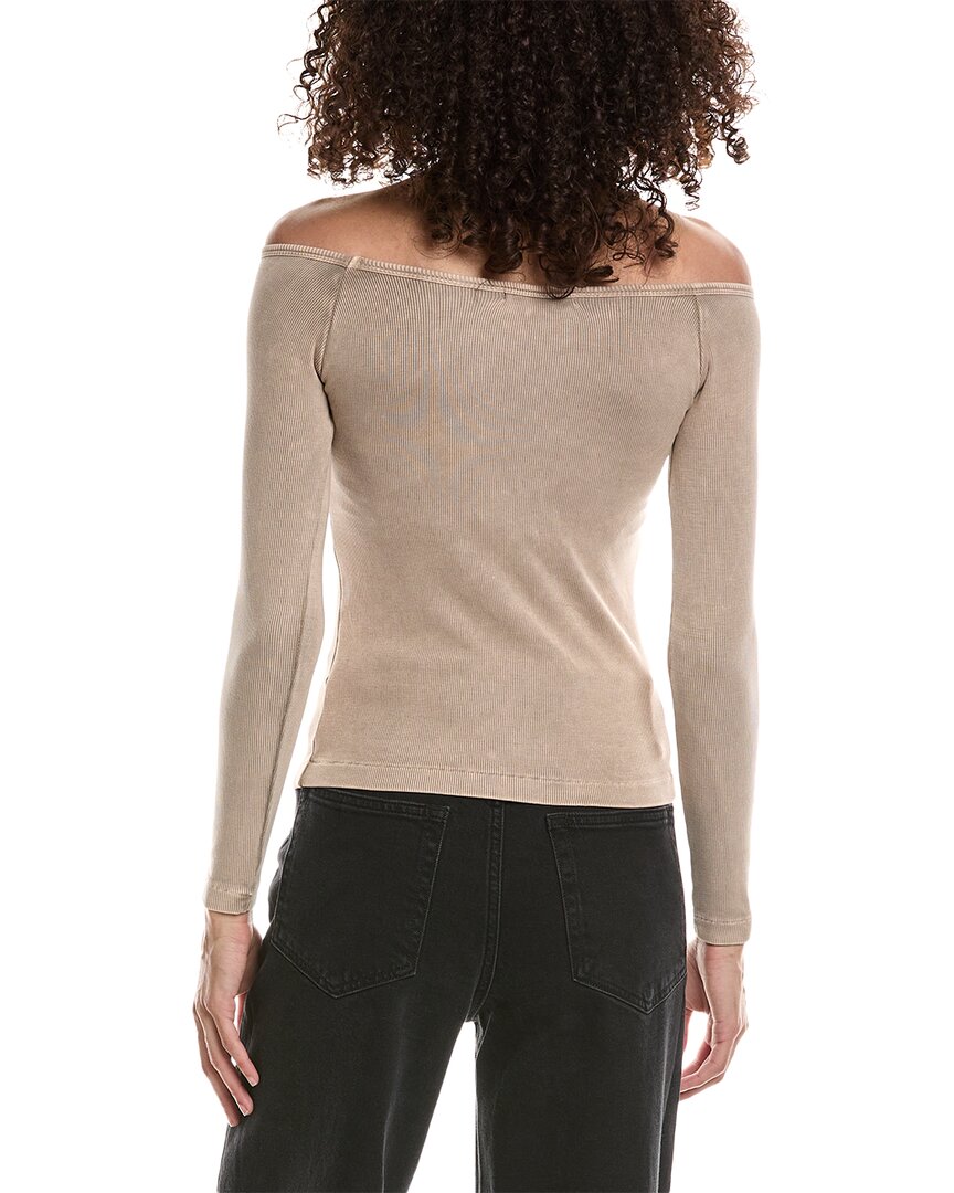 John Elliott Mineral Wash Gemini Rib Top