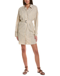 3.1 Phillip Lim Striped Shirtdress Beige 4