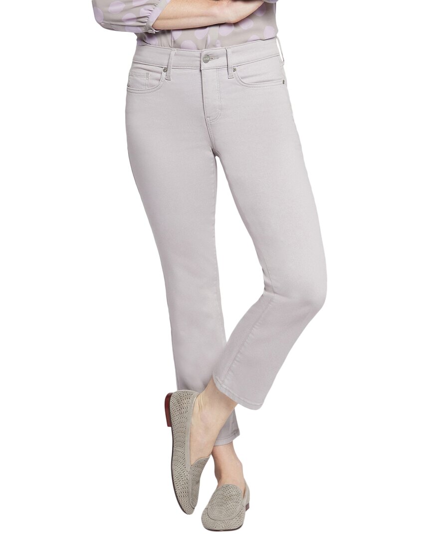 Nydj Marilyn Pearl Grey Ankle Crop Jean