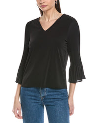 Cece V-Neck Knit Top