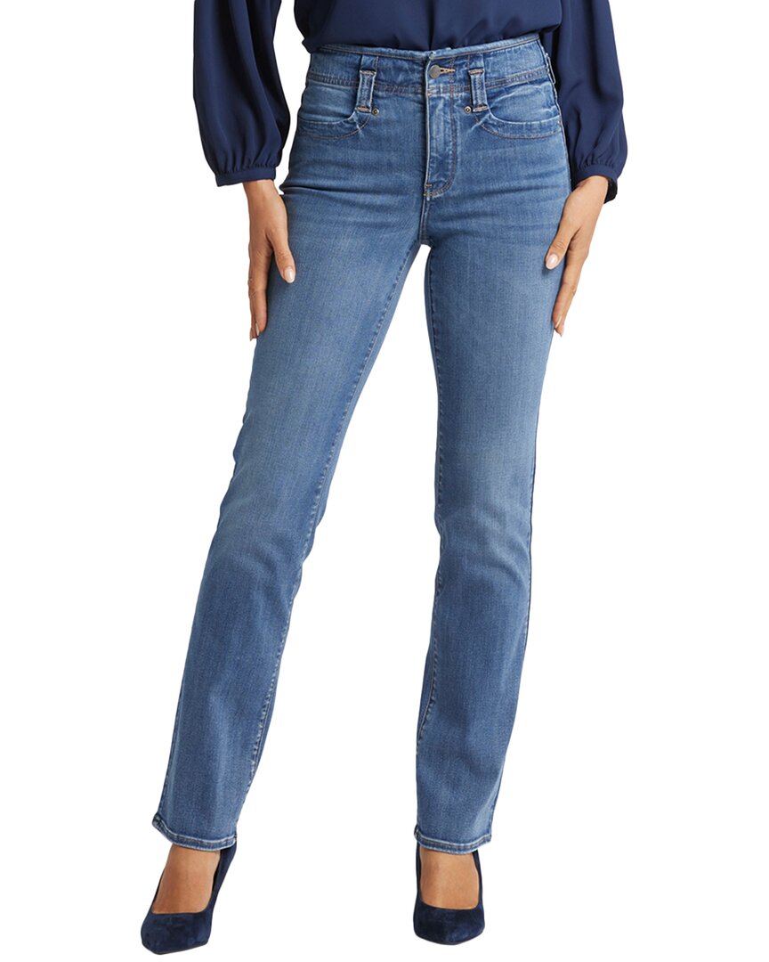 Nydj Marilyn Clear Brook Straight Leg Jean Multi 23" Waist