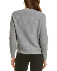 Kier + J Fringe Wool & Cashmere-Blend Sweater