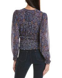 Isabel Marant Etoile Nibel Silk-Trim Top