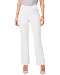 Nic+Zoe Demi Boot Ankle Plaza Pant White