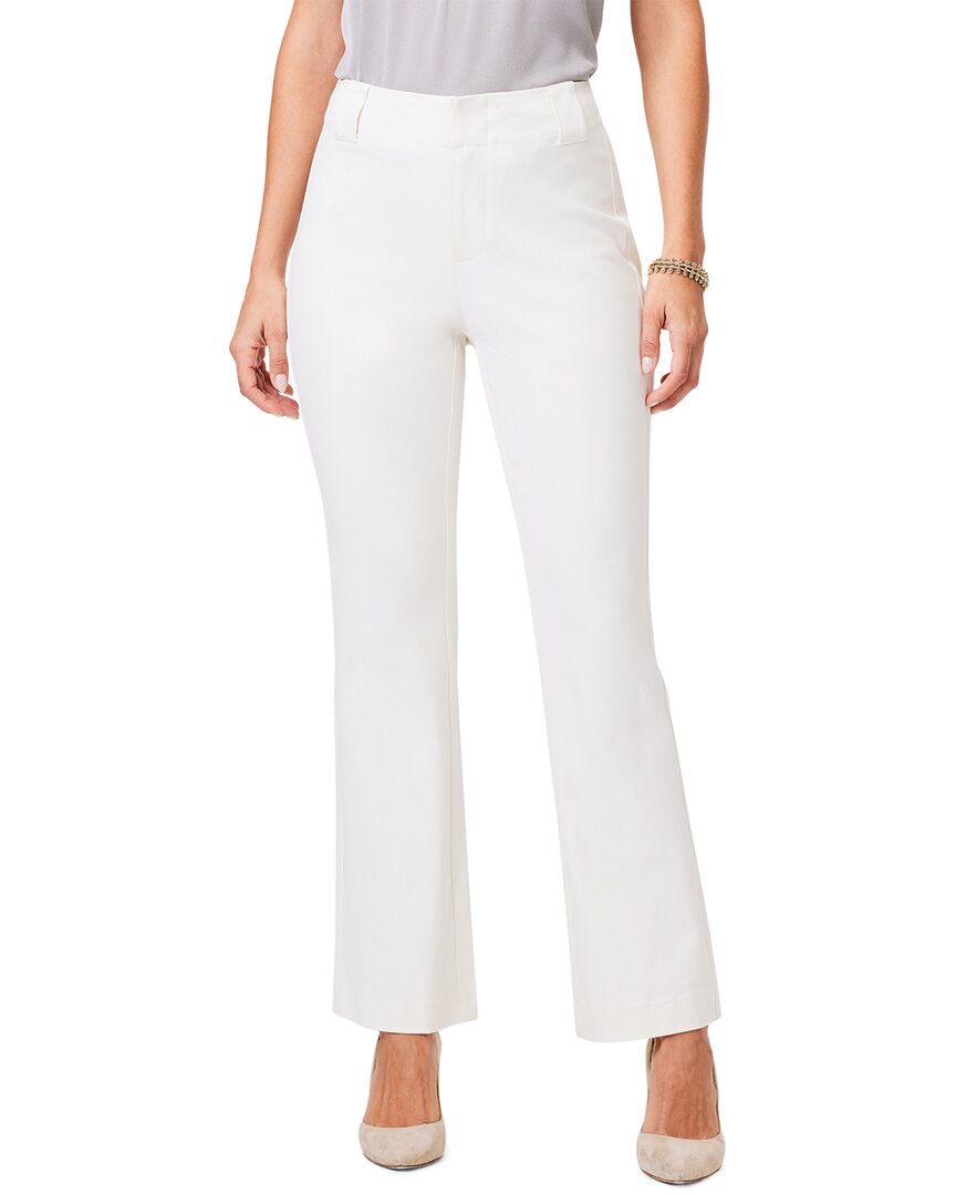 Nic+Zoe Demi Boot Ankle Plaza Pant White
