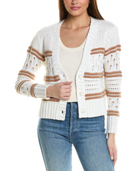 Autumn Cashmere Chunky Cardigan White