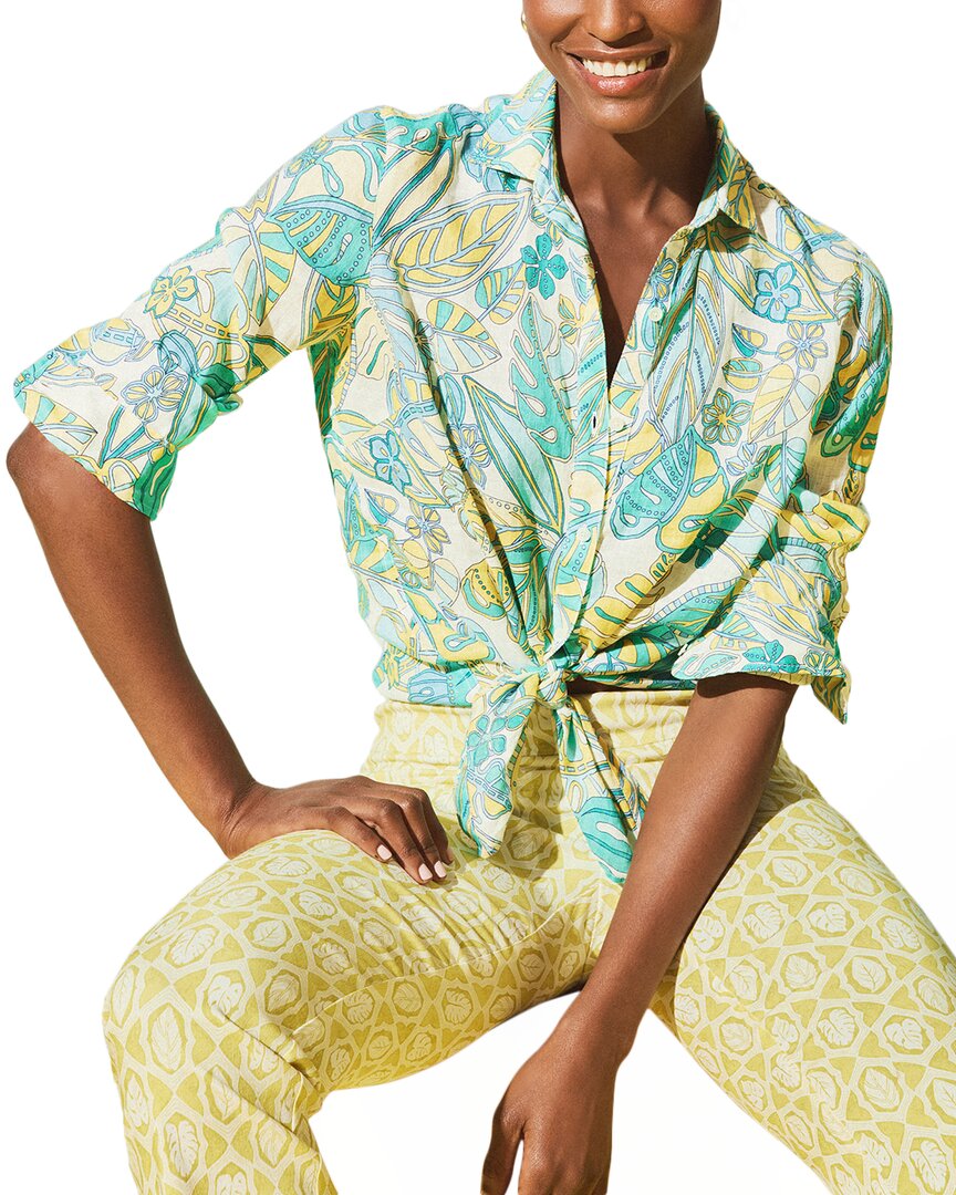 J.Mclaughlin Britt Linen Blouse