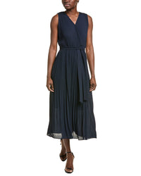 T Tahari Maxi Dress Blue Regular 4 (S)