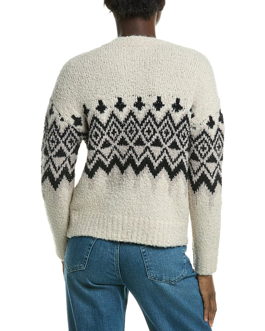 Design History Fair Isle Wool & Alpaca-Blend Sweater